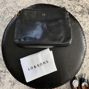 Lo & Sons Pearl - Black Napa Leather